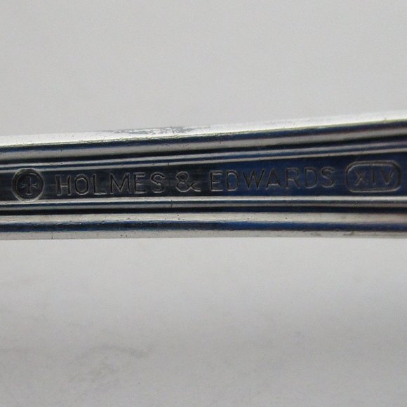 antique silver plated olive spoon - Picture 2 of 4